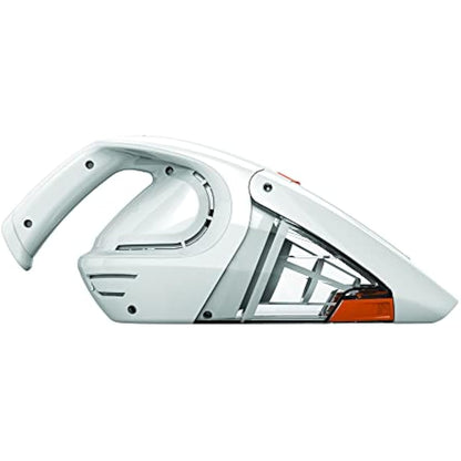 Vax Gator Cordless Handheld Vacuum Cleaner | Lightweight, Quick Cleaning | Built-in Crevice Tool - H85-GA-B10, 0.3 Litre, White and Orange
