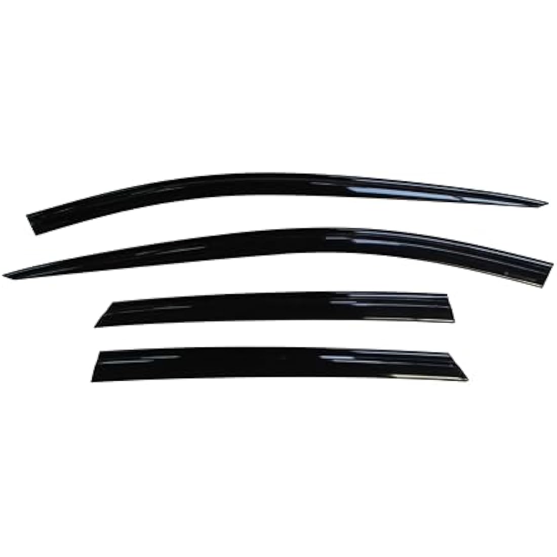 AUTO CLOVER Wind Deflectors Set for Ford Fiesta MK7 2009-2017 5 Door Hatchback (4 pieces)