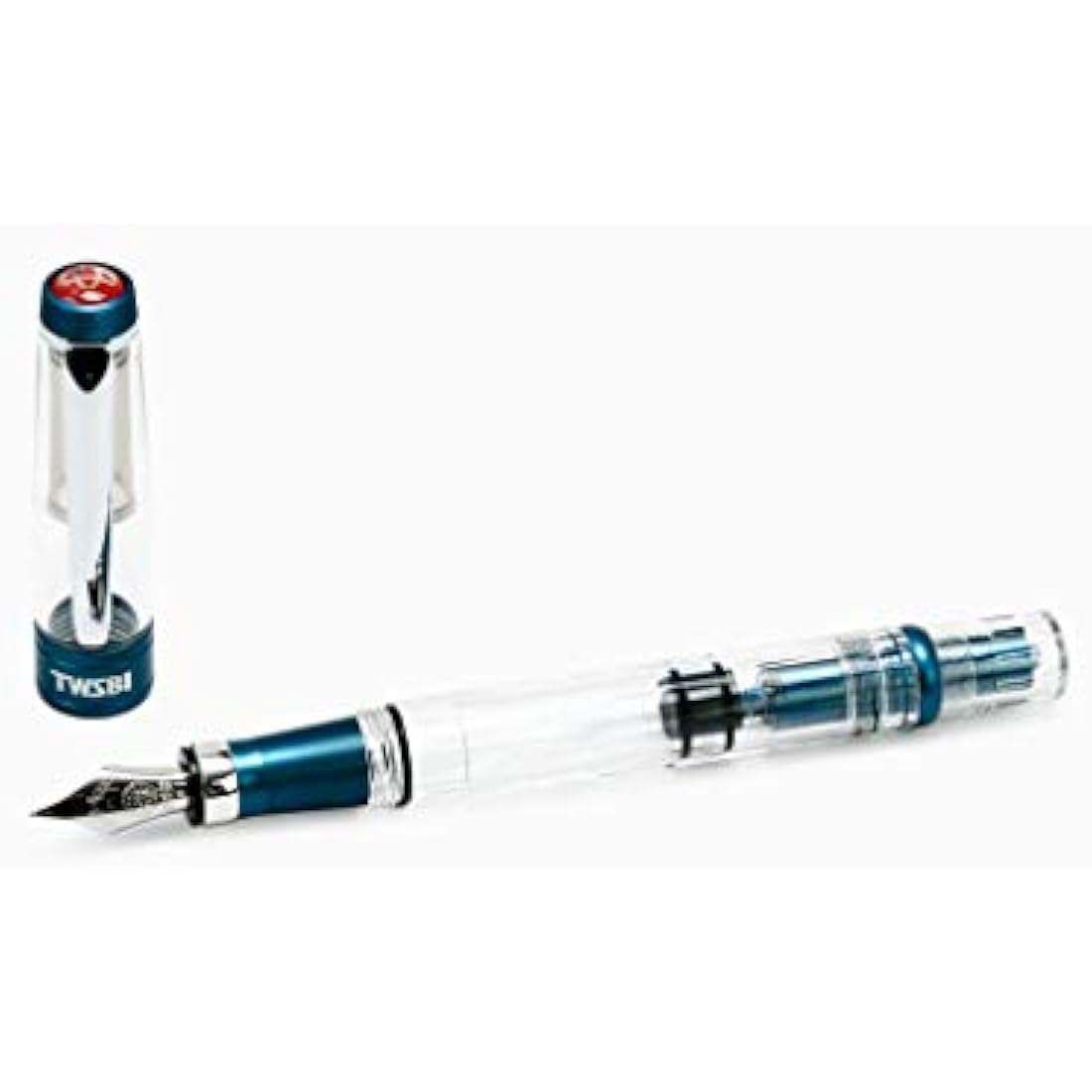 Twsbi Diamond 580AL R Prussian Blue Nib M - Fountain Pen Special Edition