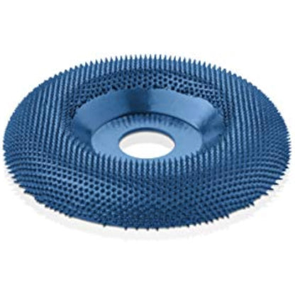 Kutzall Extreme Shaping Dish - Coarse, 4-1⁄2" (114.3mm) Dia. X 7⁄8" (22.2mm) Bore - Woodworking Angle Grinder Attachment for DeWalt, Bosch, Milwaukee, Makita. Abrasive Tungsten Carbide, DW412X90