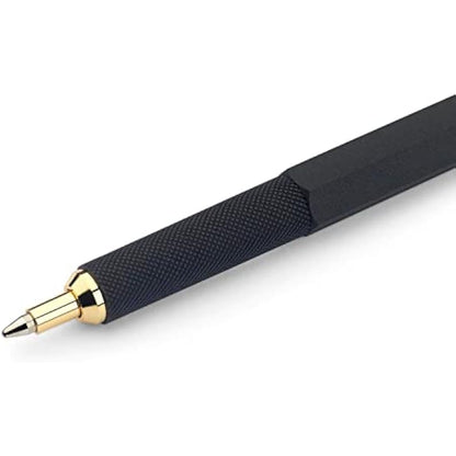 rOtring 800 Ballpoint Pen | Medium Point | Black Ink | Black Barrel | Refillable