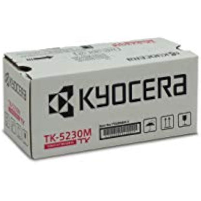 Kyocera TK-5230M Toner Magenta, Original Premium Printer Cartridge 1T02R9BNL0-0T2R9BNL for ECOSYS M5521cdw(n)/M5526cdw(n)/P5021cdw(n)/P5026cdw(n)