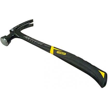 Stanley FMHT1-51278 20oz Fatmax Antivibe Steel Hammer-Rip Claw, Black/Yellow, 570g