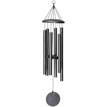 Corinthian Bells by Wind River - 36 inch Silver Vein Wind Chime for Patio, Backyard, Garden, and Outdoor décor (Aluminum Chime) Made in The USA