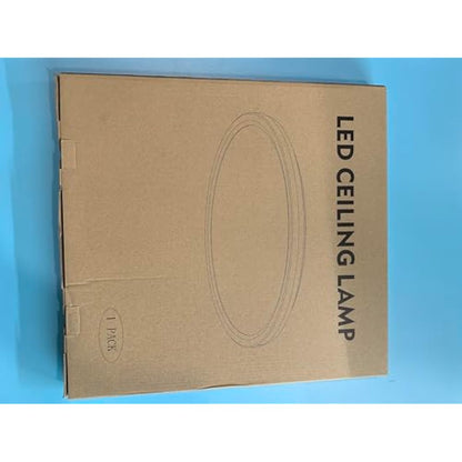 slochi 40CM Dimmable Ceiling Light, 36W LED Ceiling Light with Remote Control, 3000-6500K Color Changing, Nightlight 1800k, Flat Round Flush Ceiling Lighting for Living Room Kitchen Bedroom, White