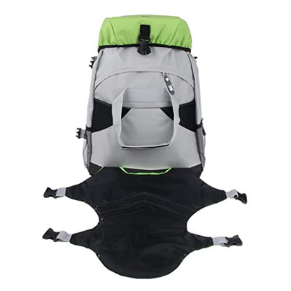 zalati Inline Skates Backpack Roller Skate Shoes Carrying Bag for Storage Easy to Carry Outdoor Sports - Green, M
