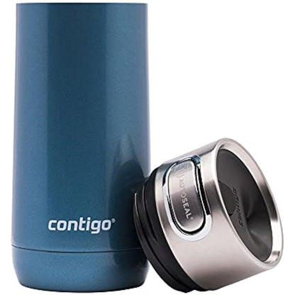 Contigo Luxe Autoseal Travel Mug, Stainless Steel Thermal Mug, Vacuum Flask, Leakproof Tumbler, dishwasher safe, Coffee Mug with BPA Free Easy-Clean Lid