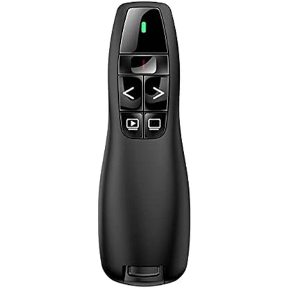 Qui Presentation Clicker Pointer, 328FT Wireless Presenter Remote PPT PowerPoint Clicker, 2.4GHz Presentation Pointer Slide Advancer for Mac, Laptop,