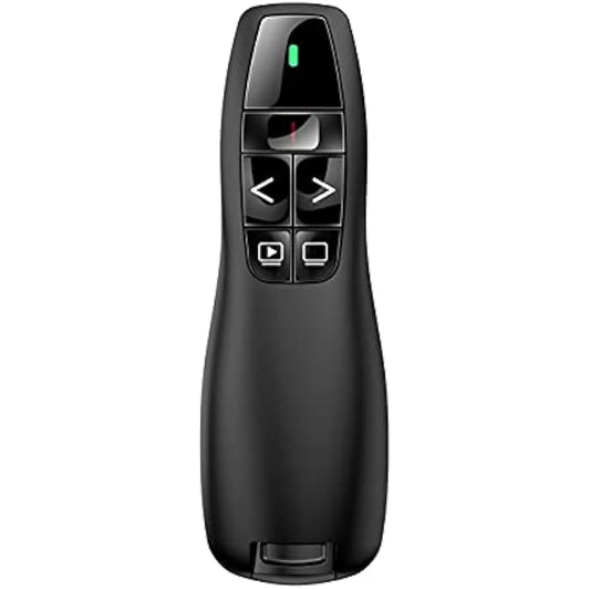 Qui Presentation Clicker Pointer, 328FT Wireless Presenter Remote PPT PowerPoint Clicker, 2.4GHz Presentation Pointer Slide Advancer for Mac, Laptop,