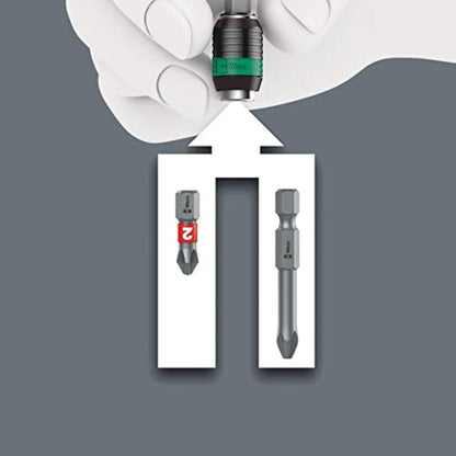 Wera Kraftform Kompakt 60 Bit-Holding screwdriver & Bit Set, PH/PZ/SL/TXBO/HEX, 17pc, 05059295001