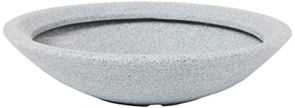 Stewart 5110077 Low Varese Bowl - Alpine Grey, 60x60x15 cm