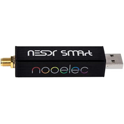 Nooelec RTL-SDR v5 Bundle - NESDR SMArt HF/VHF/UHF (100kHz-1.75GHz) Software Defined Radio. Premium RTLSDR w/ 0.5PPM TCXO, SMA Input, Aluminum Enclosure & 3 Antennas. RTL2832U & R820T2-Based Radio