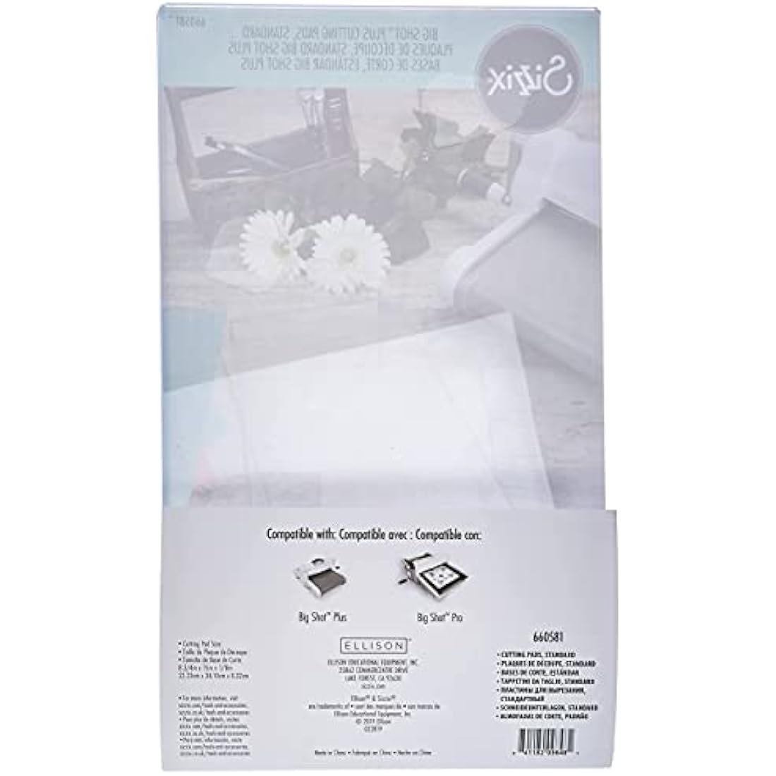 Sizzix Cutting Pads For Big Shot Plus 660581, 1 Pair, Multi-Colour Colour, One Size