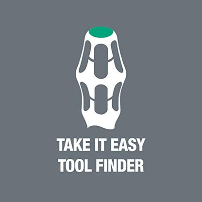 Wera 335/350/355/4 Kraftform Plus Lasertip Screwdriver set, PH/PZ/SL, 4pc, 05347736002