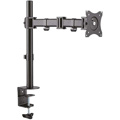 RICOO Monitor Stand Tilt TS5711 Swivel 12-29 Inch VESA 75x75 100x100 Adjustable Arm Mounting System LED LCD Screen Desk Mount Black