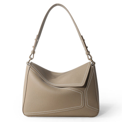 Leather Messenger Bag | Premium Cowhide Shoulder Bag