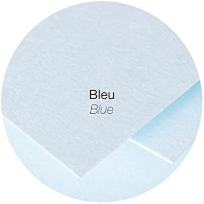 Clairefontaine - Ref 5460C - Pollen Envelopes (Pack of 20) - 75 x 100mm Sized, 120gsm Paper, Gummed Seal, Inkjet & Laser Printer Compatible, Acid Free - Blue