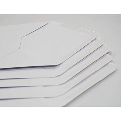 Craft UK 2258 10 x 7-Inch Card and Envelope - White (Pack of 25)