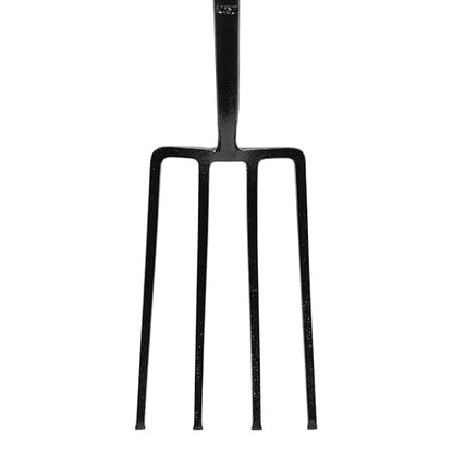 JCB - Professional Solid Forged Contractors Fork - Garden Fork Heavy Duty Professional Site and Gardening Tools - for Home Improvement, Digging, Mucking Out, Manure, Garden Borders, Weeding
