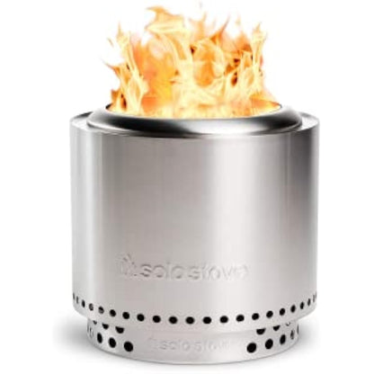 Solo Stove Ranger with Stand Portable Fire Pit Stainless Steel Portable Fire Pits for Wood Burning and Low Smoke Great Camping Stove for S'mores and Hot Dogs | 15x12.5 Inches Outdoor Fire Pits