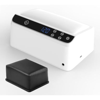 ZIZZON UV LED Nail Lamp with Arm Rest Pillow for Gel Polish 72W Power Nail Light Dryer with 4 Timers and Touch Screen Perfect for Salon or Home Use