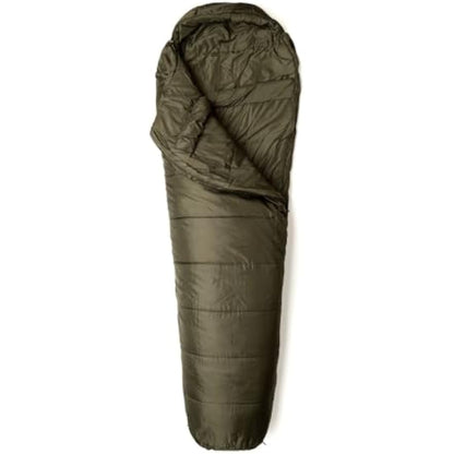 Snugpak The Sleeping Bag WGTE with Isofibre Insulation - Cold Weather Rated, Lightweight, Compact Mummy Sleeping Bag with Compression Sack for Camping, Hiking - Drawcord Hood & Dual-Zip