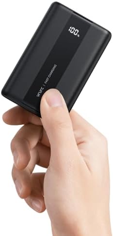 VRURC Power Bank 20000mAh,Portable Charge Fast Charging USB C 22.5W Small Battery Pack PD QC 3.0 with 3 Input &4 Output Compatible iPhone Samsung,Smartphones Tablets and More