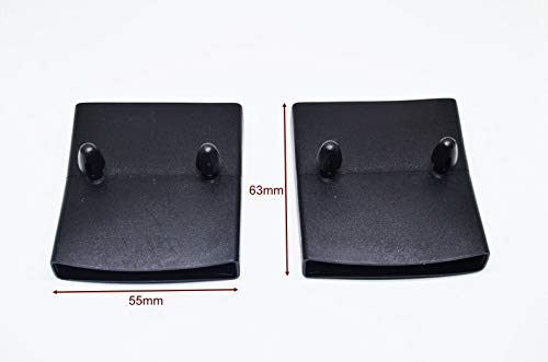 Husseinbolt New Replacement bed slat holders/caps (Model A, Center) for single, double and king size beds (Pack of 18 caps)