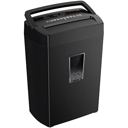 Bonsaii 12-Sheet Cross Cut Paper Shredder, Home Heavy Duty Shredder, P4 Security(5x20mm), 5-Minute Continuous Shredding, Shreds Credit Cards, Mails & Staples, 21L Bin(C275-A)