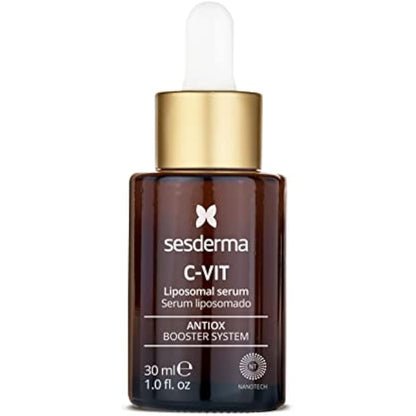 Sesderma | C-Vit Liposomal Serum | Hydrated and Radiant Skin | Antioxidant Serum | First Signs of Ageing | Pigmentation | Vitamin C Serum for Face | Professional Skincare | 30 ml