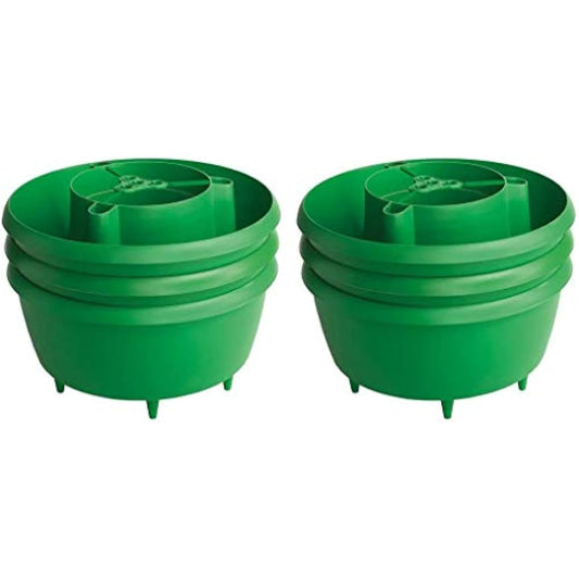 Plant Halos Pots Watering Crop Support Garden Plant Halo (9, GREEN)