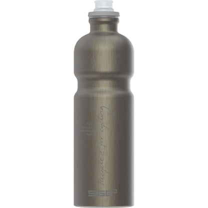 Sigg - Aluminium Bike Water Bottle - Move MyPlanet Smoked Pearl - Climate Neutral Certified - Lightweight - BPA Free - Smoked Pearl - 0.75 L