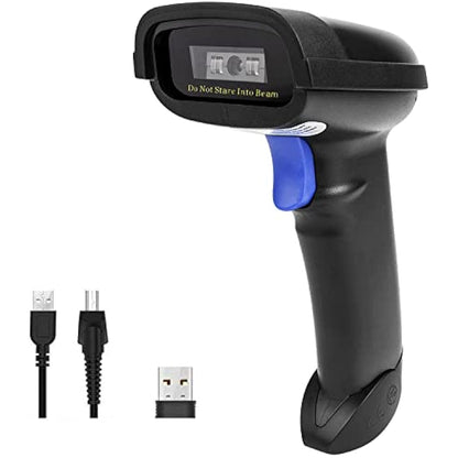 NETUM NT-1228BC Bluetooth CCD Barcode Scanner Handheld USB Wireless Bluetooth Wired 1D Barcodes Imager for Mobile Payment Computer Screen Scan Support IOS & Android