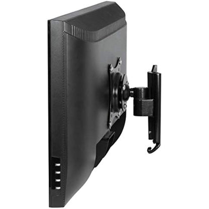 ARCTIC W1A - Extendable Wall Mount Monitor Arm with Quick Fix System, up to 43"/49" Ultrawide Screens and TVs, up to 20 kg (44 lbs), 360° Rotation - Black
