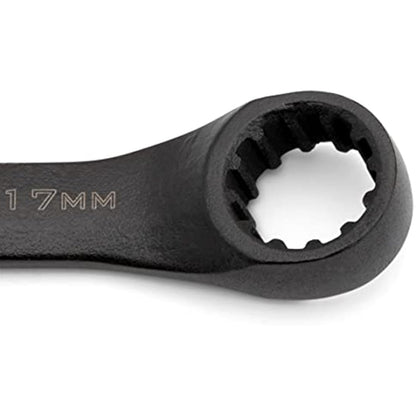 Crescent CX6RWM7 7 Piece x6 Combination Wrench Set with Ratcheting Open-End and Static Box-End, Metric, 8-17mm