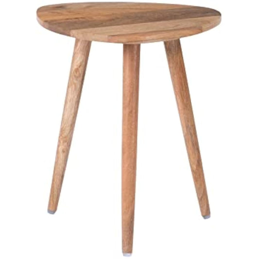 MH London Bond Triangle End Table - Exclusively Designed Small Side Table. Hand Crafted - Wooden Table - Contemporary Design for Small Side Table for Bedroom and Living Room