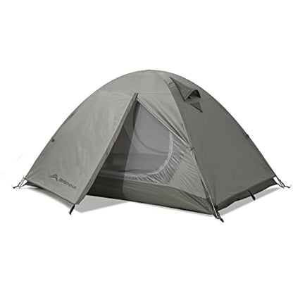 BISINNA 2 Man Camping Tent Waterproof Windproof Two Doors Lightweight Backpacking Tent Easy Setup Double Layer Outdoor Tent for Family Camping Hunting Hiking Mountaineering Travel