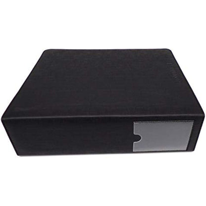 docsmagic.de 3-Ring Premium Album Black + 50 18-Pocket Sideloading Pages - PKM - YGO - MTG