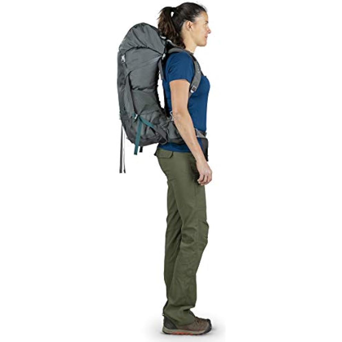 Osprey Europe Women's Ventilated Backpacking Pack, Cinder Grey, One Size