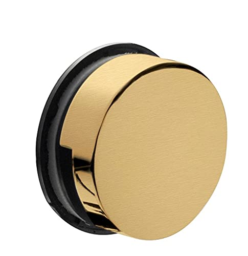 nuie E827 Accessories | Modern Bathroom Push Button Bath Waste, 70mm, Brushed Brass