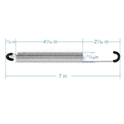 Fromann 6.9 Inch Long Neck Hook Style Recliner Replacement Springs 2Pcs