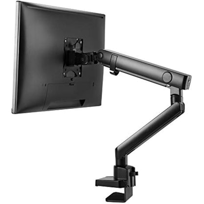 Amer Mounts | LED LCD Monitor Arm | Hydra Lift Articulating Arm | Clamp and Grommet Base | (Single 17"-32"), Black (HYDRA1B)