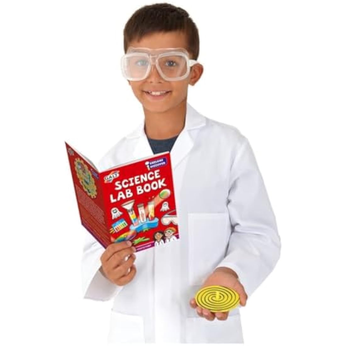 Galt Science Lab - Explore and Discover Science Kit for Kids, Childrens Craft Set - 20 Fun STEM Science Experiments and Guide Book - Make a Kaleidoscope, Lava, Bouncy Ball and More - For Ages 6 Plus
