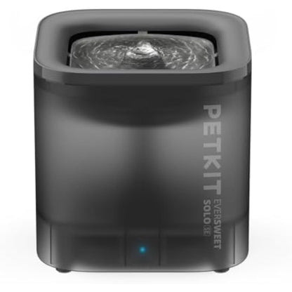 PETKIT Cat Water Fountain, EVERSWEET SOLO SE, 1.85L Ultra Quiet Cat Drinking Fountain, Activated Carbon Filter, Upgraded Pump with Dry-Run Protection, Smart LED Light, Separate Base, Easy to Use