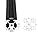 2020 Aluminum Extrusion 1000mm Black (10Pcs/Pack) V-Slot Aluminum Profile European Standard Anodized Linear Rail for 3D Printer,CNC and Laser Engraving Machine