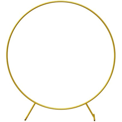 PILIN Metal Balloon Arch Stand | Tower Buckle Mounting | 2M Round Balloon Arch Kit with 2 Water Fillable Base | Detachable and Reusable for Party, Wedding, Birthday Decoration