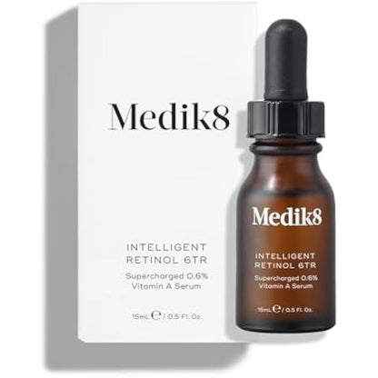 Medik8 Intelligent Retinol 6TR - Supercharged Vitamin A Serum - Discover Visibly Youthful, Smooth & Bright Skin -15ml