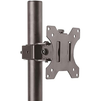 StarTech.com Single Monitor Desk Mount - Single Screen Heavy Duty Pole Mount for up to 34inch VESA Compatible Displays - Ergonomic Height Adjustable Monitor Arm Mount - Desk Clamp/Grommet (ARMPIVOTV2)