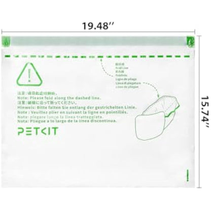 PETKIT Cat Litter Box Liners for PURA MAX Pro and PURA MAX 2 Self Cleaning Cat Litter Tray, Waste Bags Replacement, 49.5 * 40cm (90 Bags)