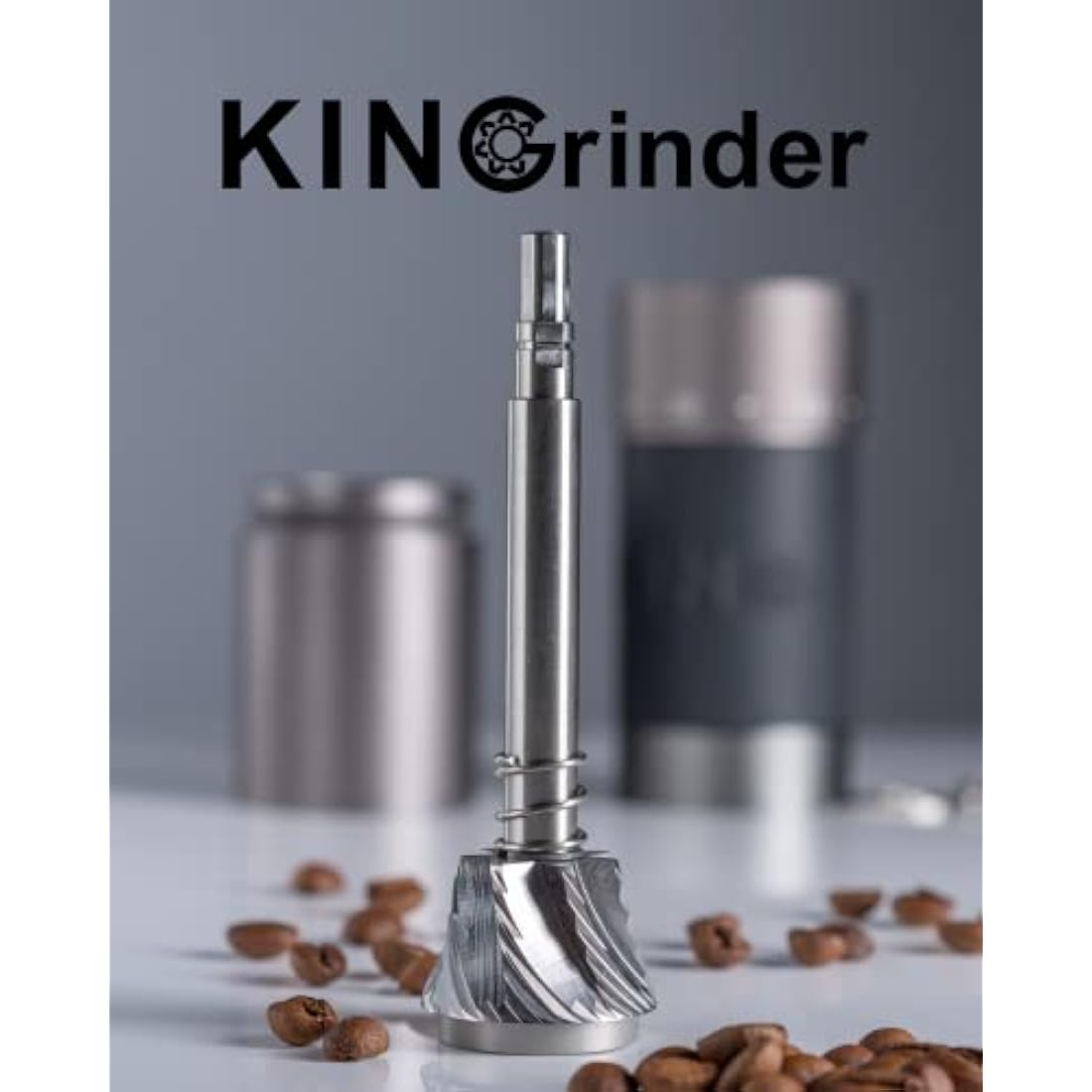 【Famous KOL Recommended】 KINGrinder K6 Manual Hand Coffee Grinder with Straight Handle for French Press, Drip, Espresso with Assembly Consistency Stainless Steel Conical Burr Mill, 35g Capacity